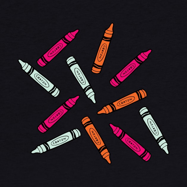 Crayons Pattern by evannave